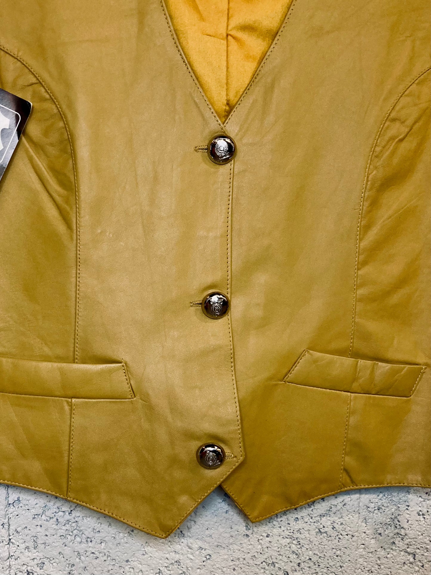 VTG Leather Deadstock Vest