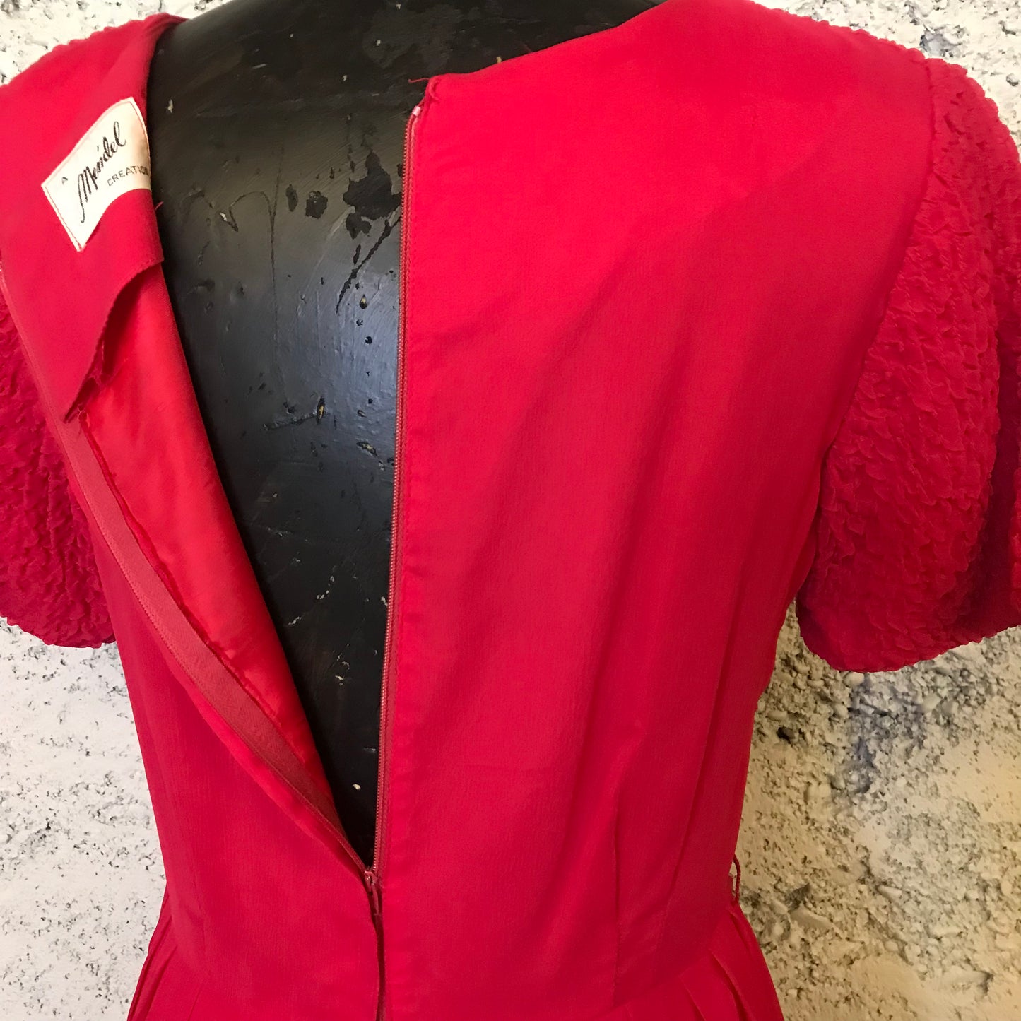 Mendel Raspberry Dress