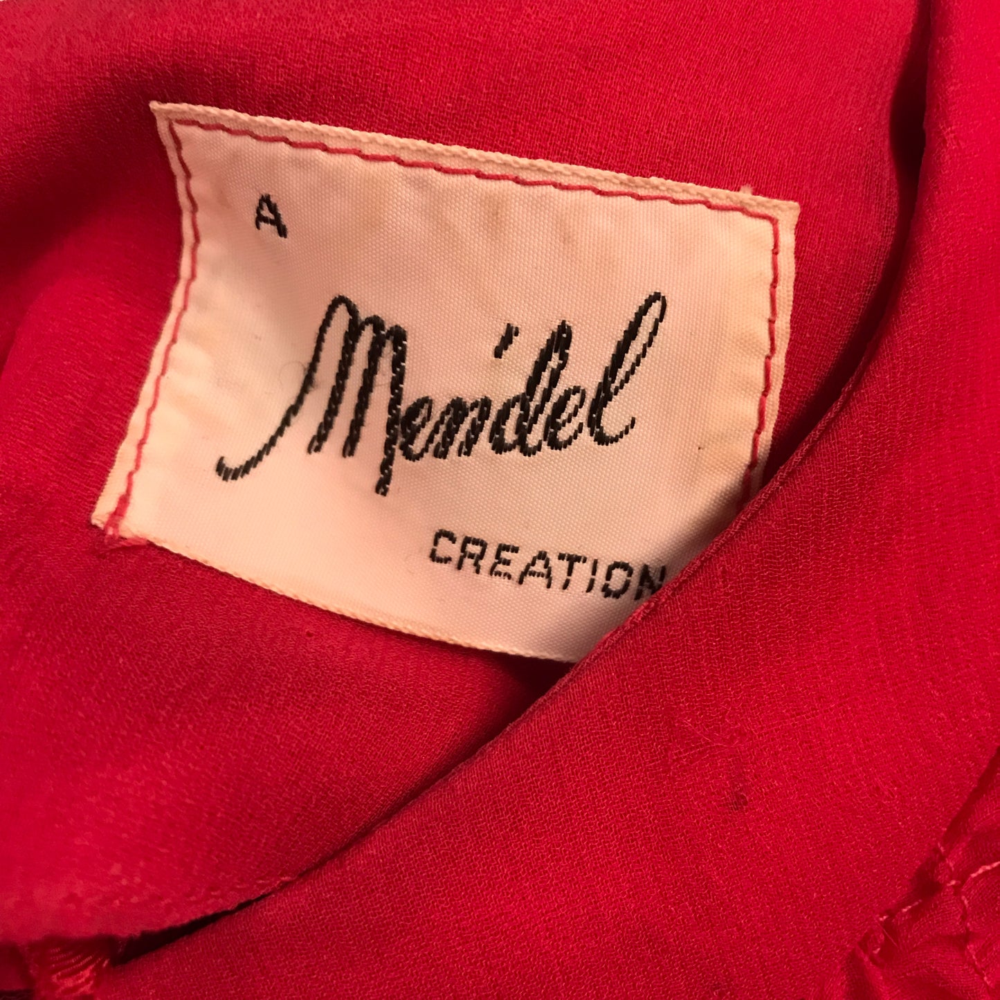 Mendel Raspberry Dress