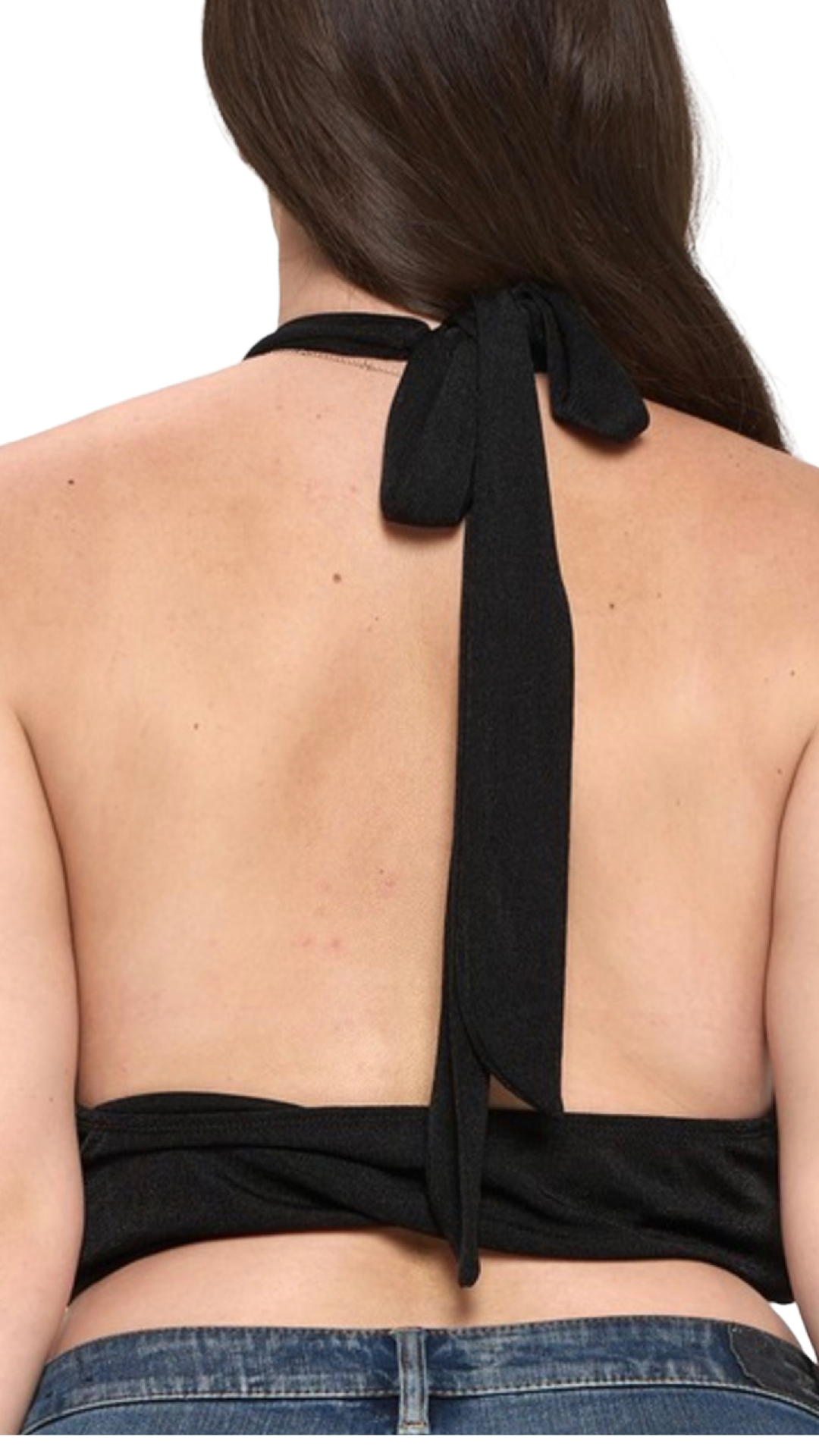 My Goodies Slinky Halter Top -CURVES