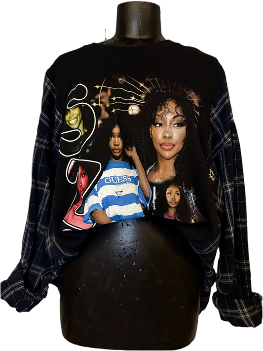 Sza Blue Sloucho