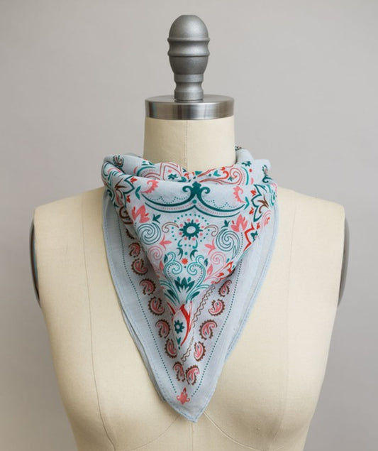 Pale Blue Bandana