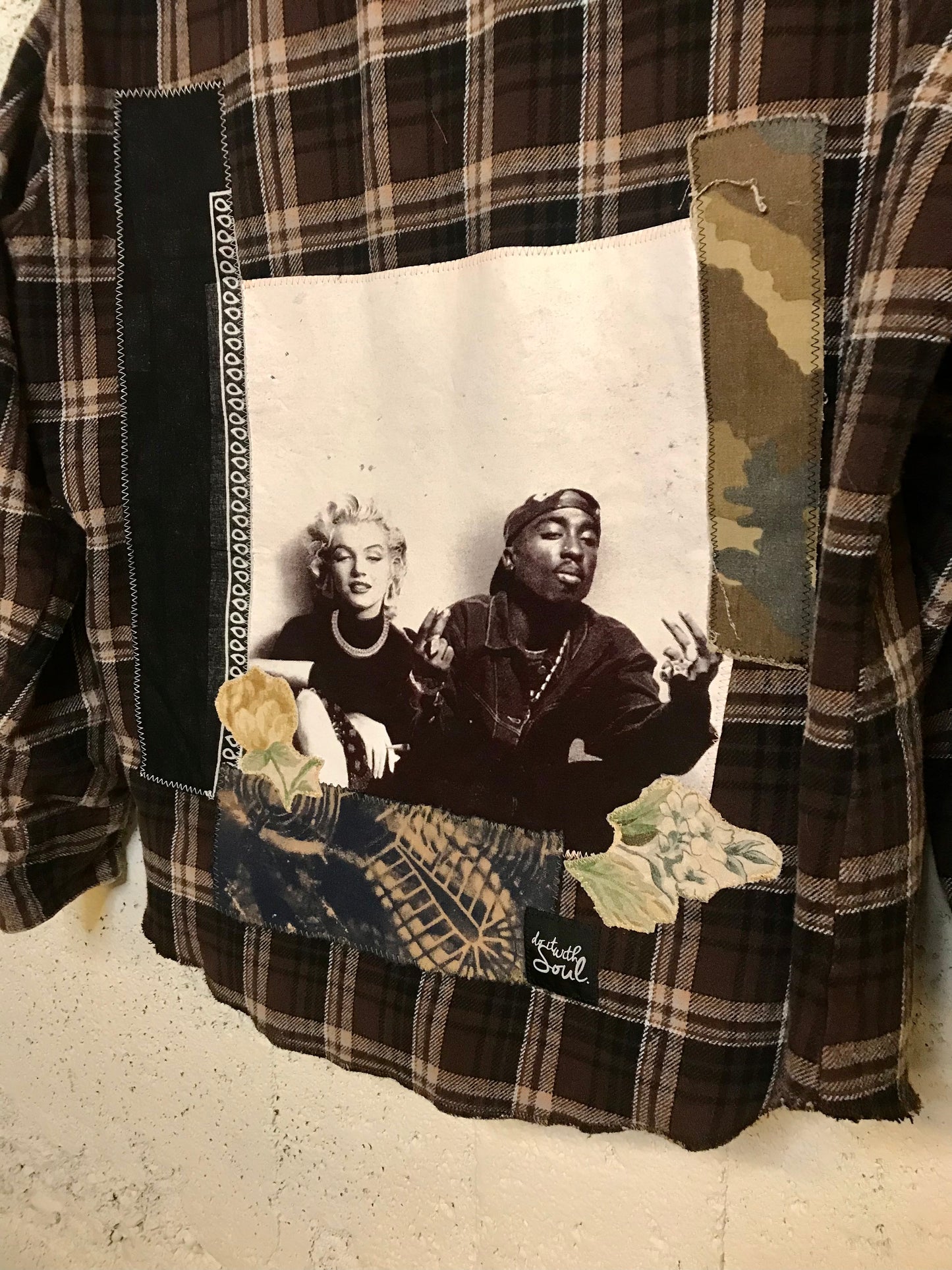 Tupac + Marilyn Flannel