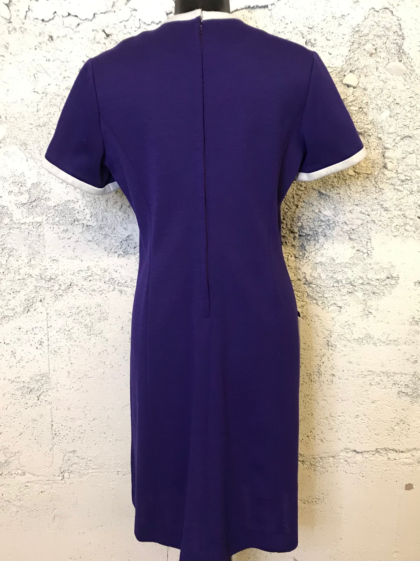 Purple 60s Mod Dress