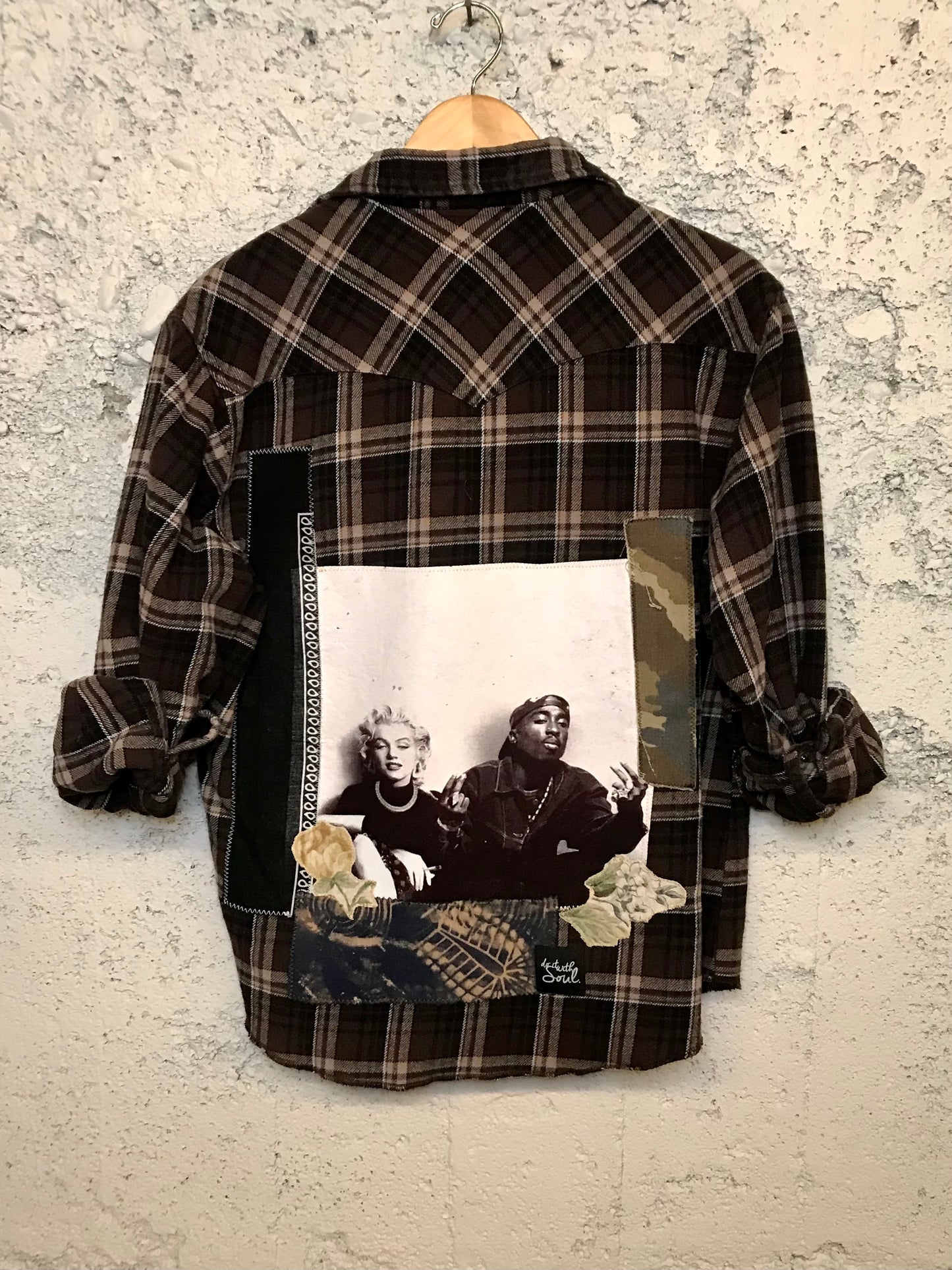 Tupac + Marilyn Flannel