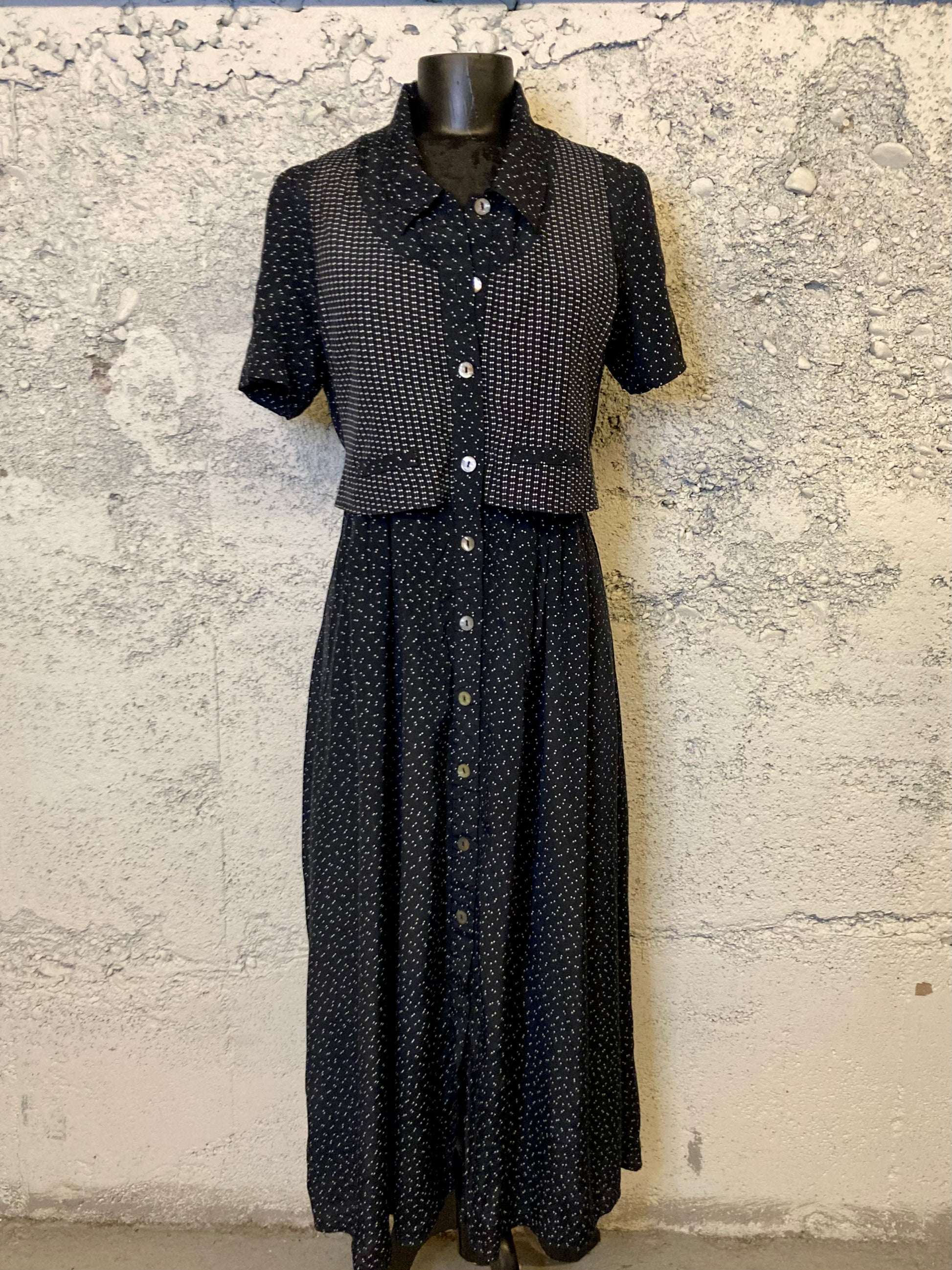karin stevens casual dresses karin stevens | Dresses | Vintage 9s Karin Stevens Denim Dress With Floral Accents