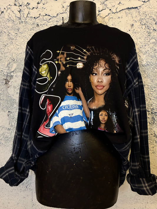 Sza Blue Sloucho