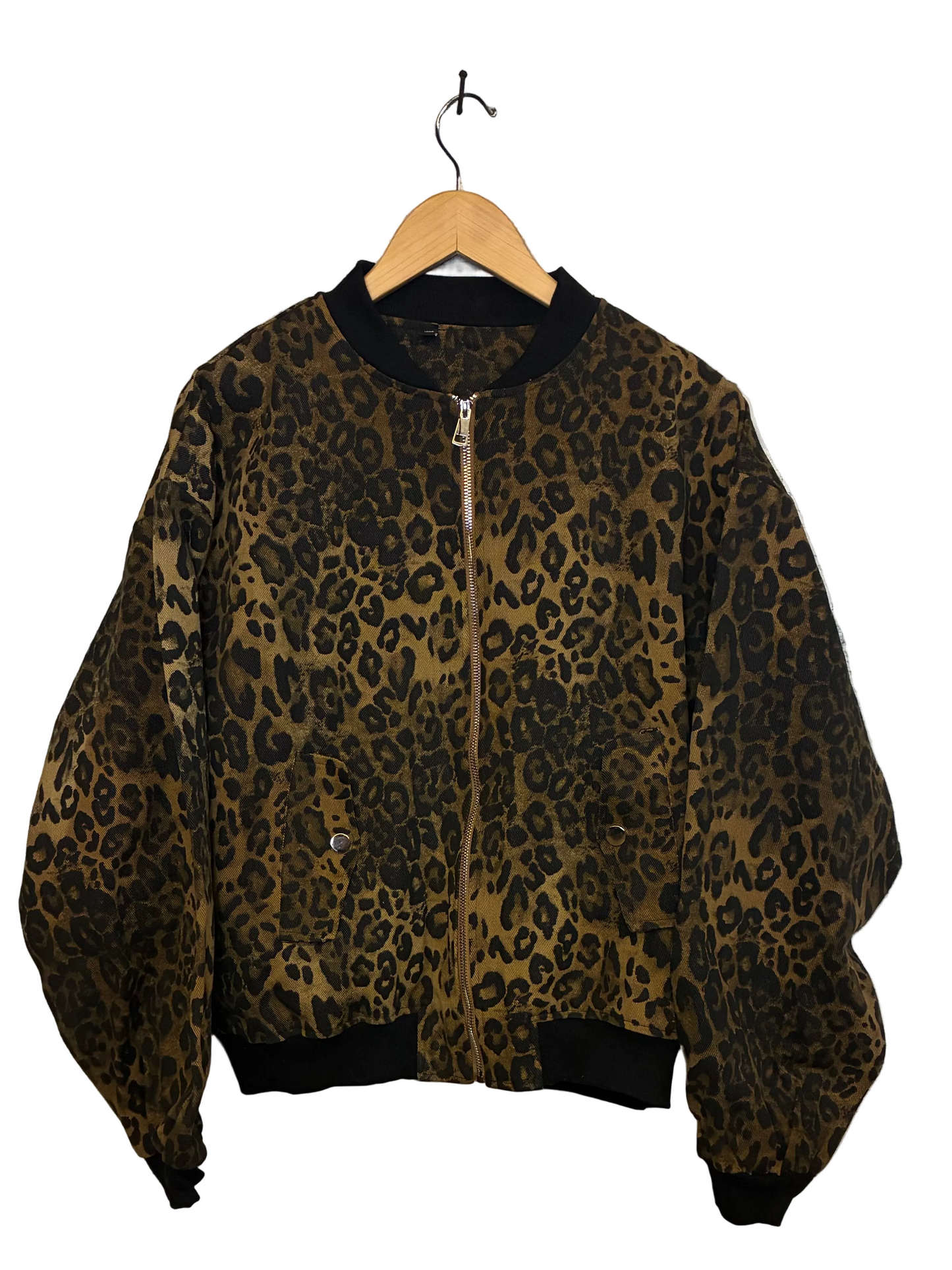 Leopard Bomber Jacket