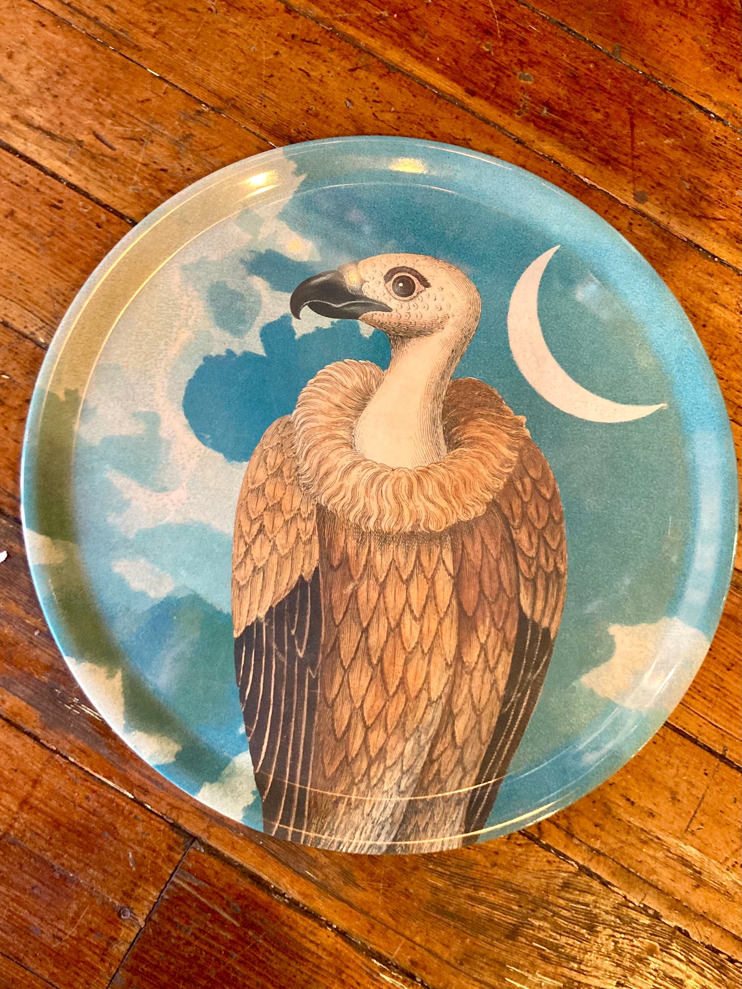 John Derian Scavenger Hunt Vulture Serving Platter