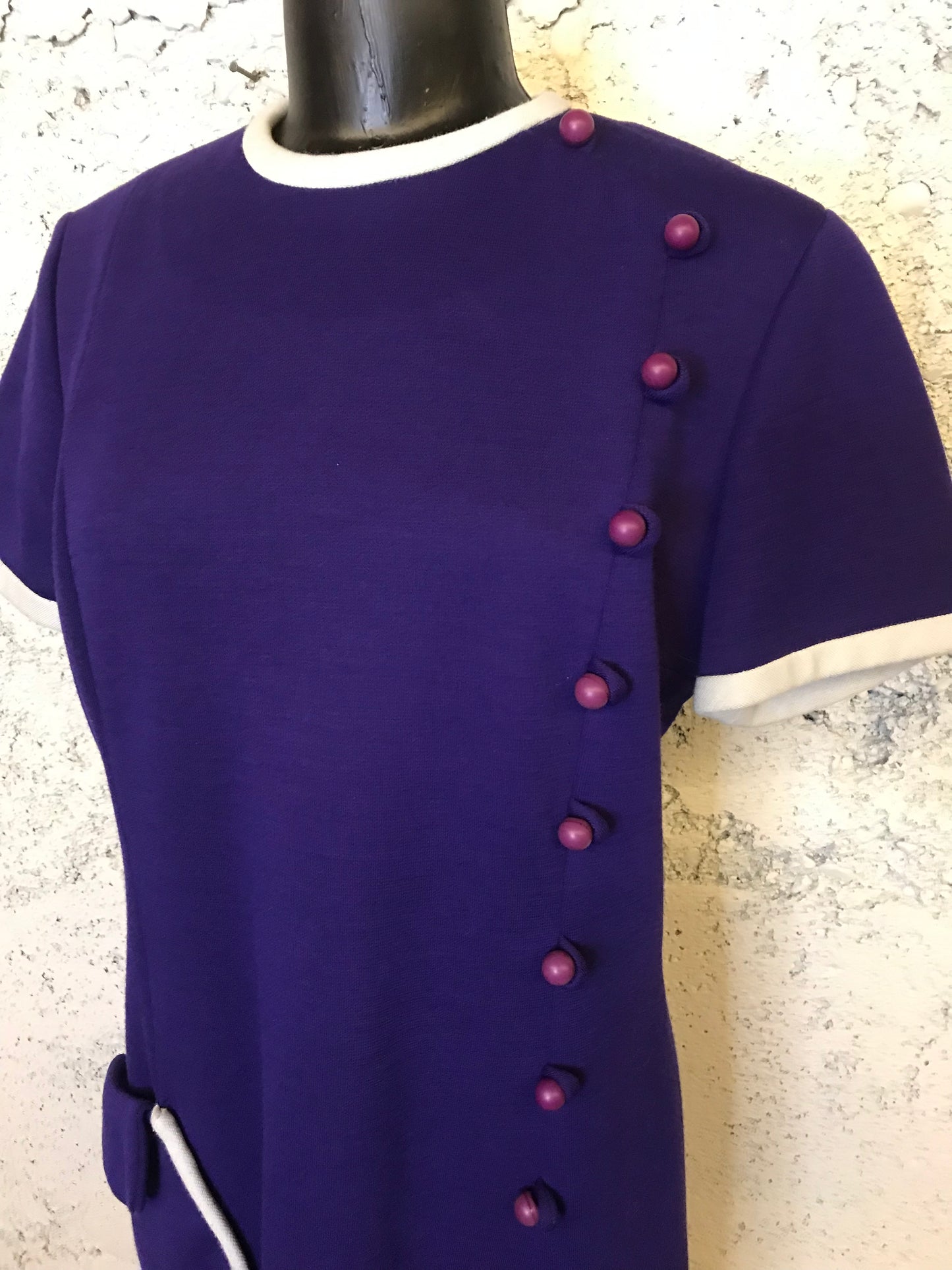 Purple 60s Mod Dress