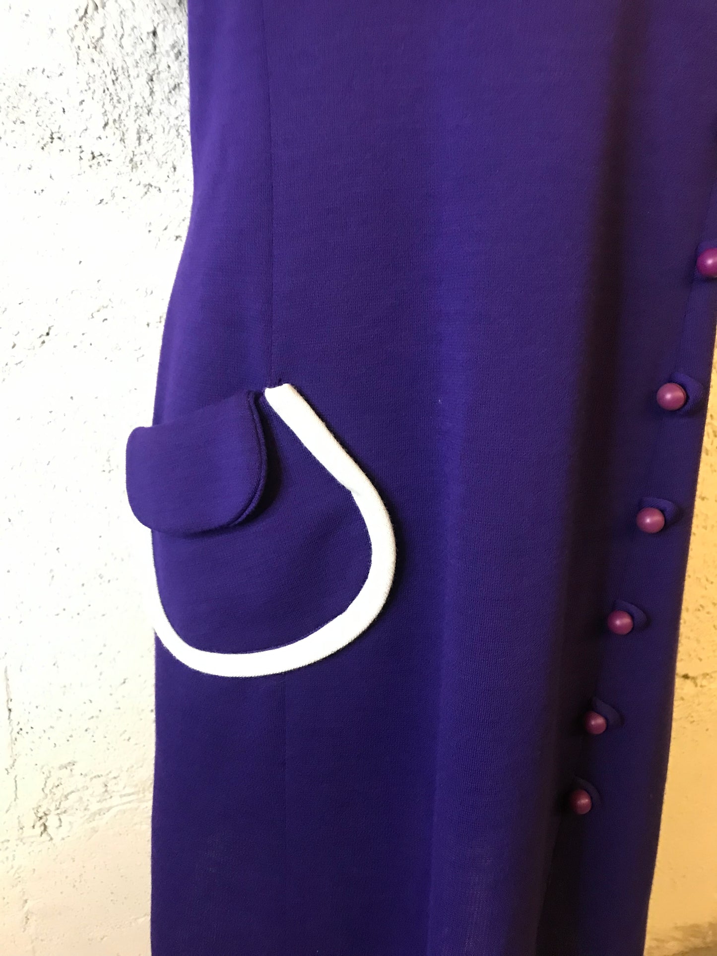 Purple 60s Mod Dress