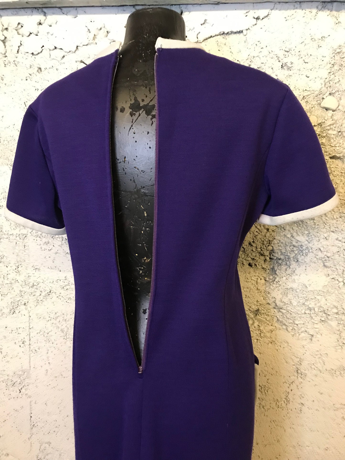 Purple 60s Mod Dress