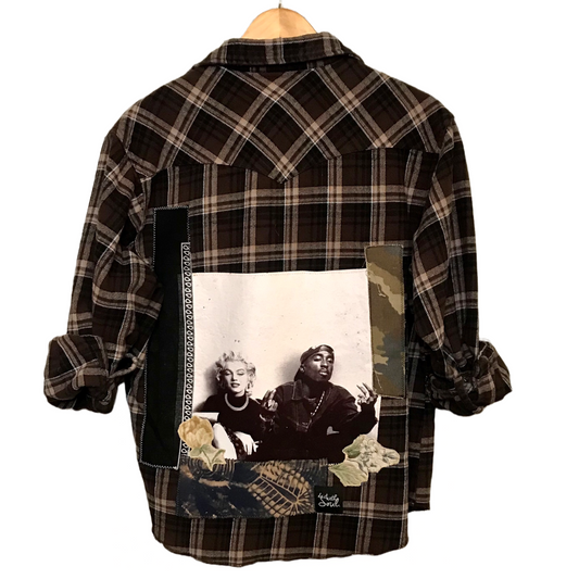 Tupac + Marilyn Flannel