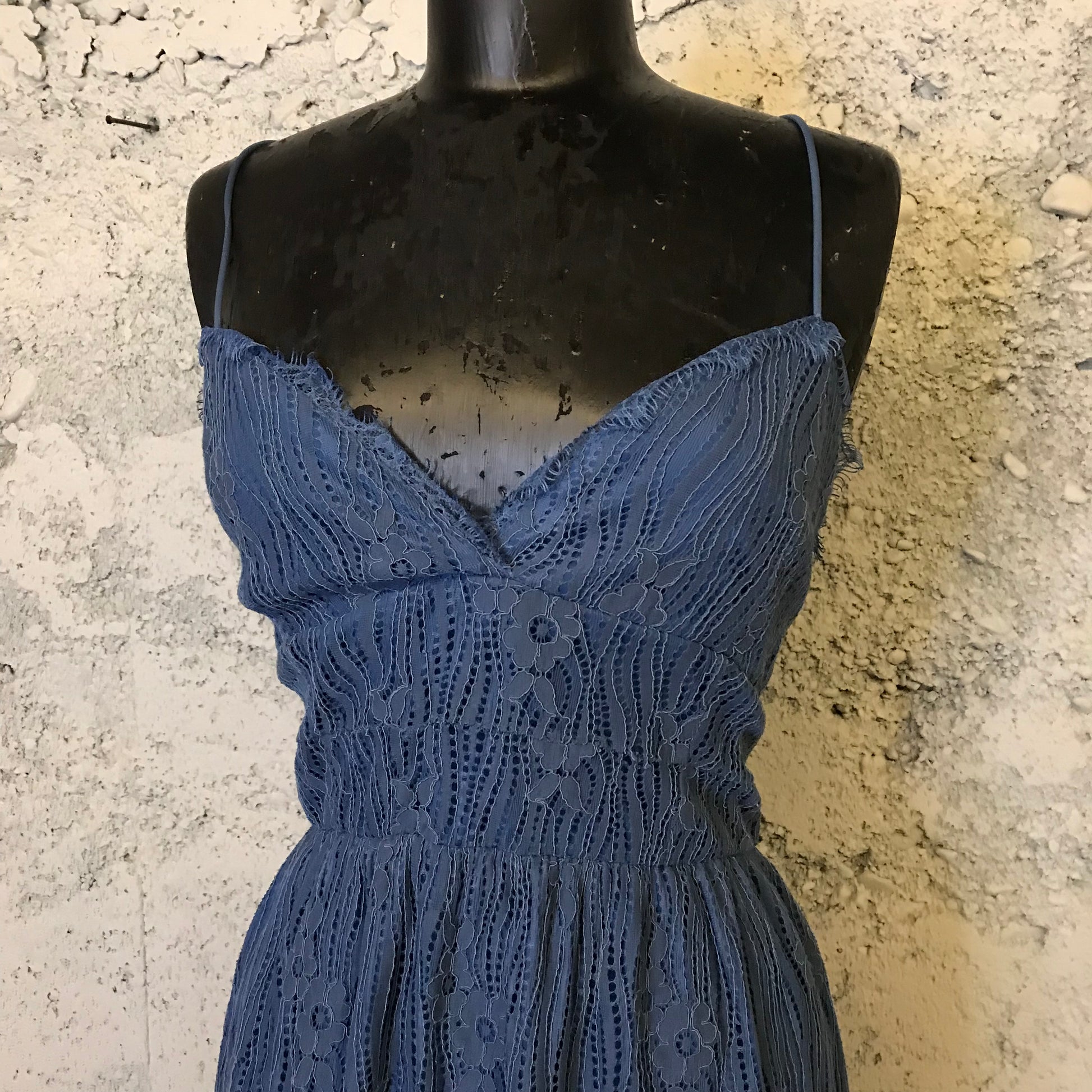 Slate Blue Lace dress Do It With Soul Slate Blue Lace dress Do It With Soul