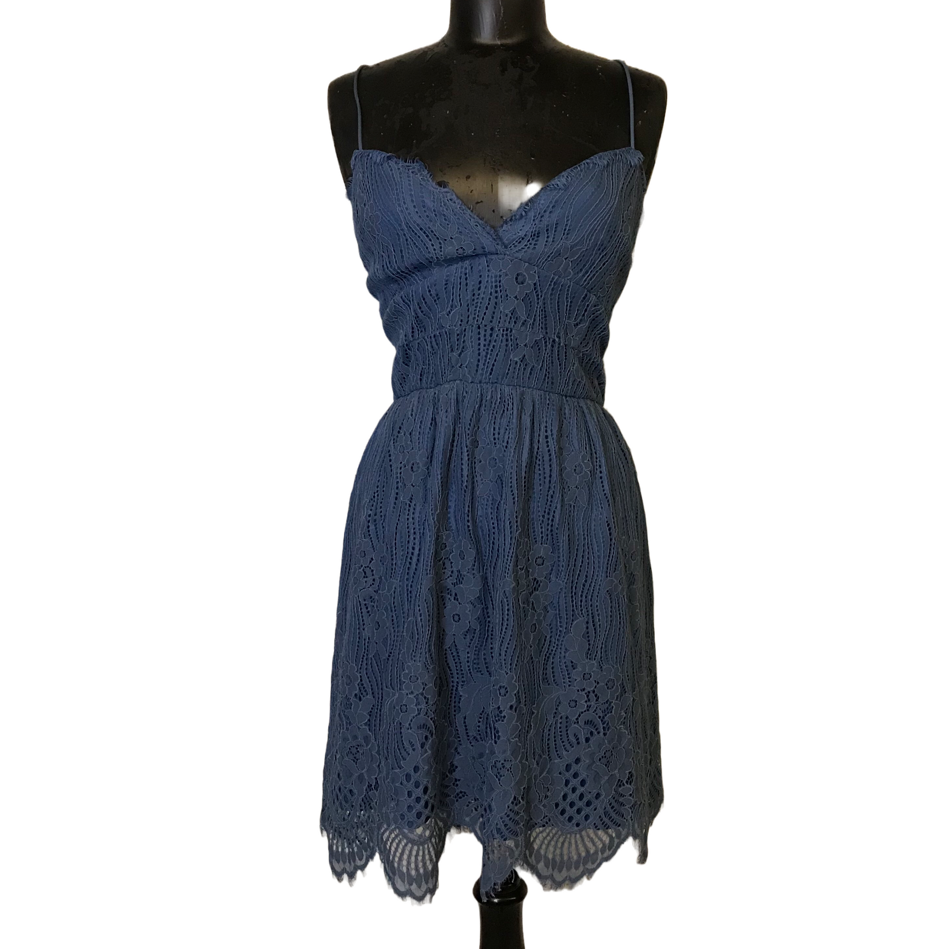 Slate Blue Lace dress Do It With Soul Slate Blue Lace dress Do It With Soul