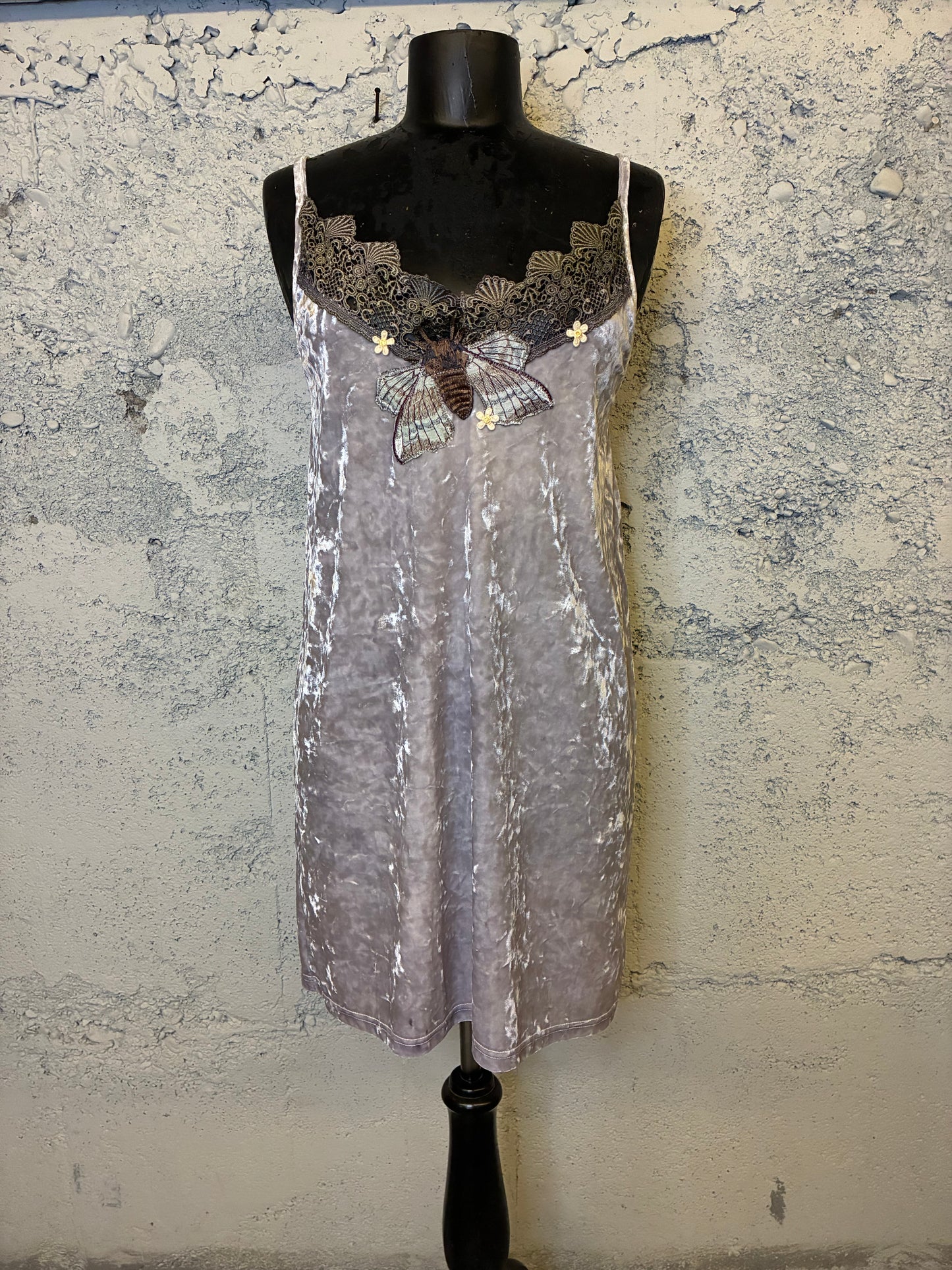 Velvet Rope Slip Dress 01