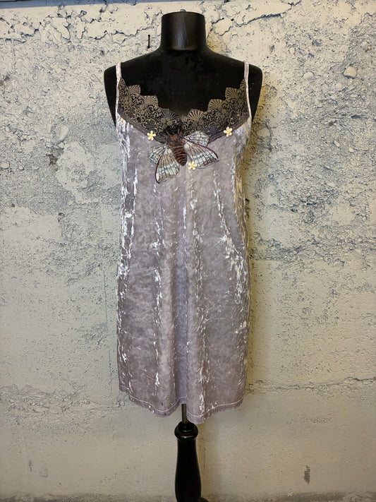 Velvet Rope Slip Dress 01
