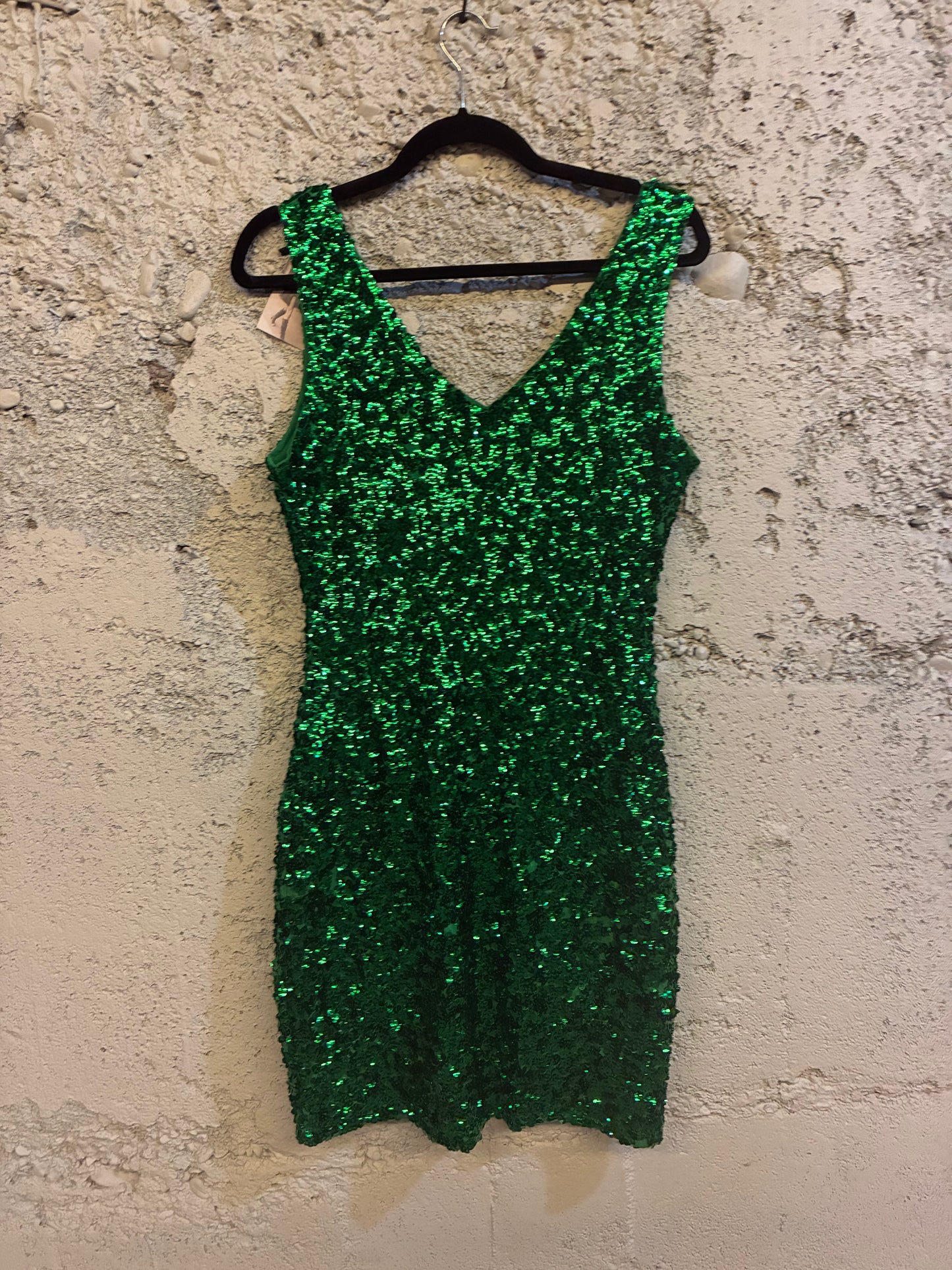 Green Sequin Dress