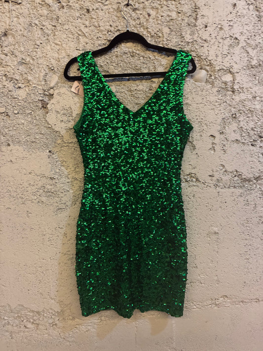 Green Sequin Dress